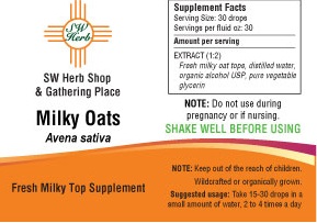 Milky Oats Extract