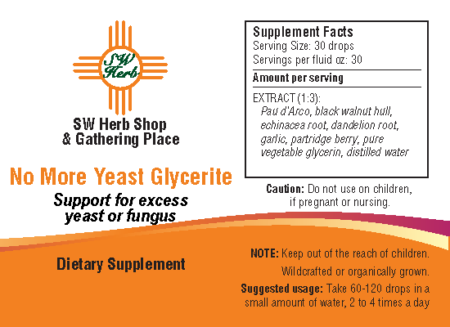 No More Yeast Glycerite