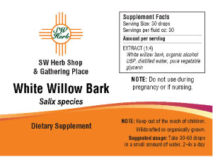 White Willow Bark Extract