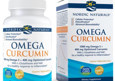 Image of Omega Curcumin bottle and box