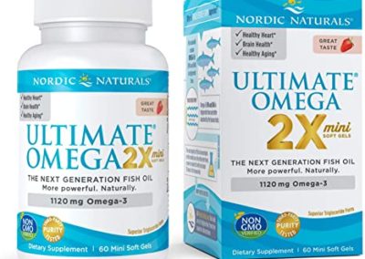 Image of Ultimate Omega 2x bottle and box