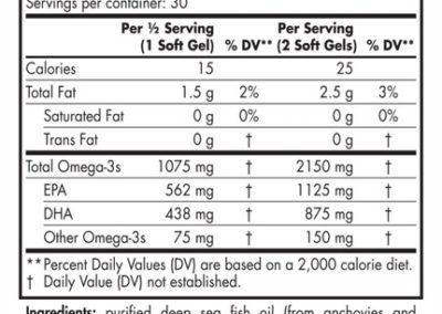 Image of Ultimate Omega 2x label