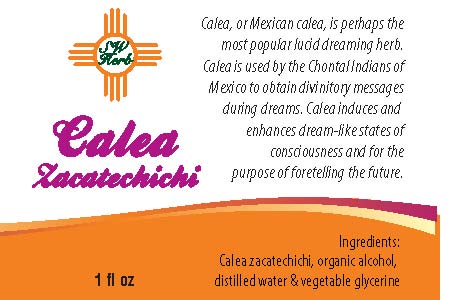 Image of Calea zacatechici tincture label