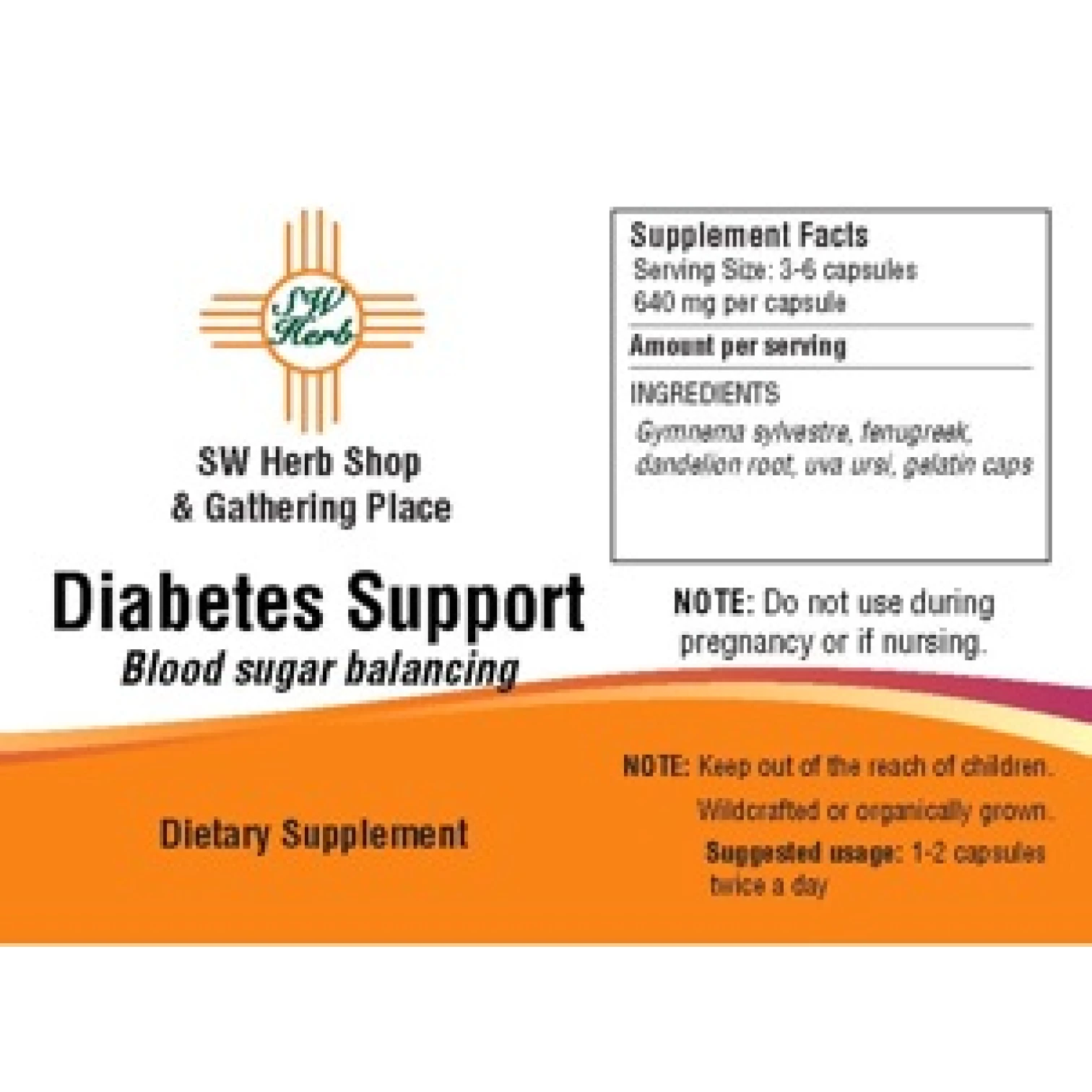 Diabetes Formula Capsules