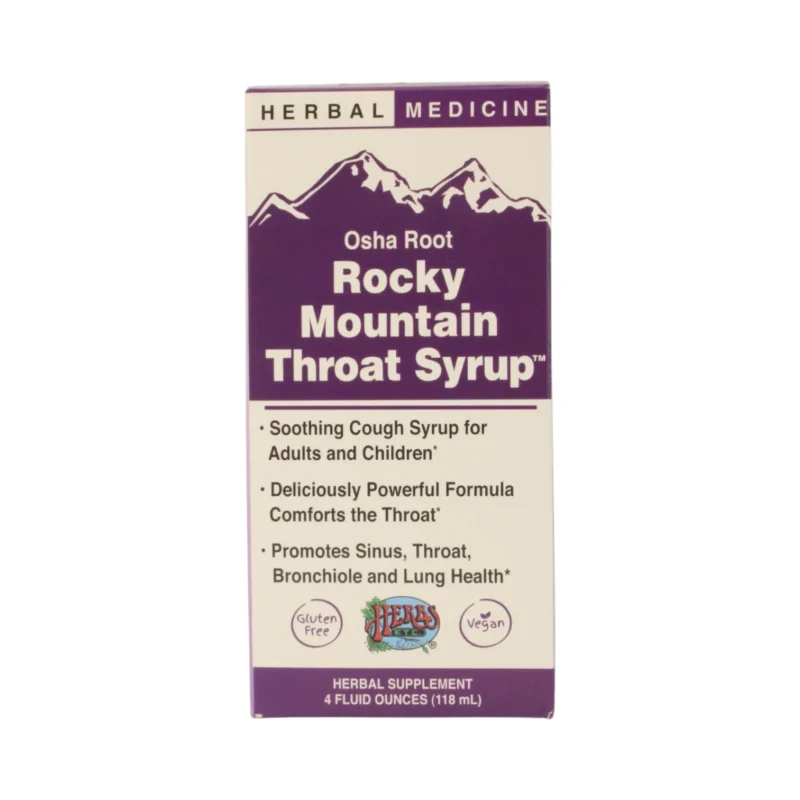 Herbs Etc. Rocky Mountain Throat Syrup - Osha Root Herbal Supplement