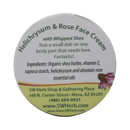 Helichrysum and Rose Face Cream