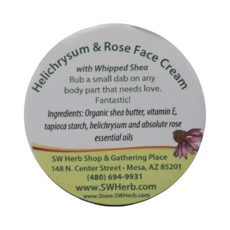 Helichrysum and Rose Face Cream