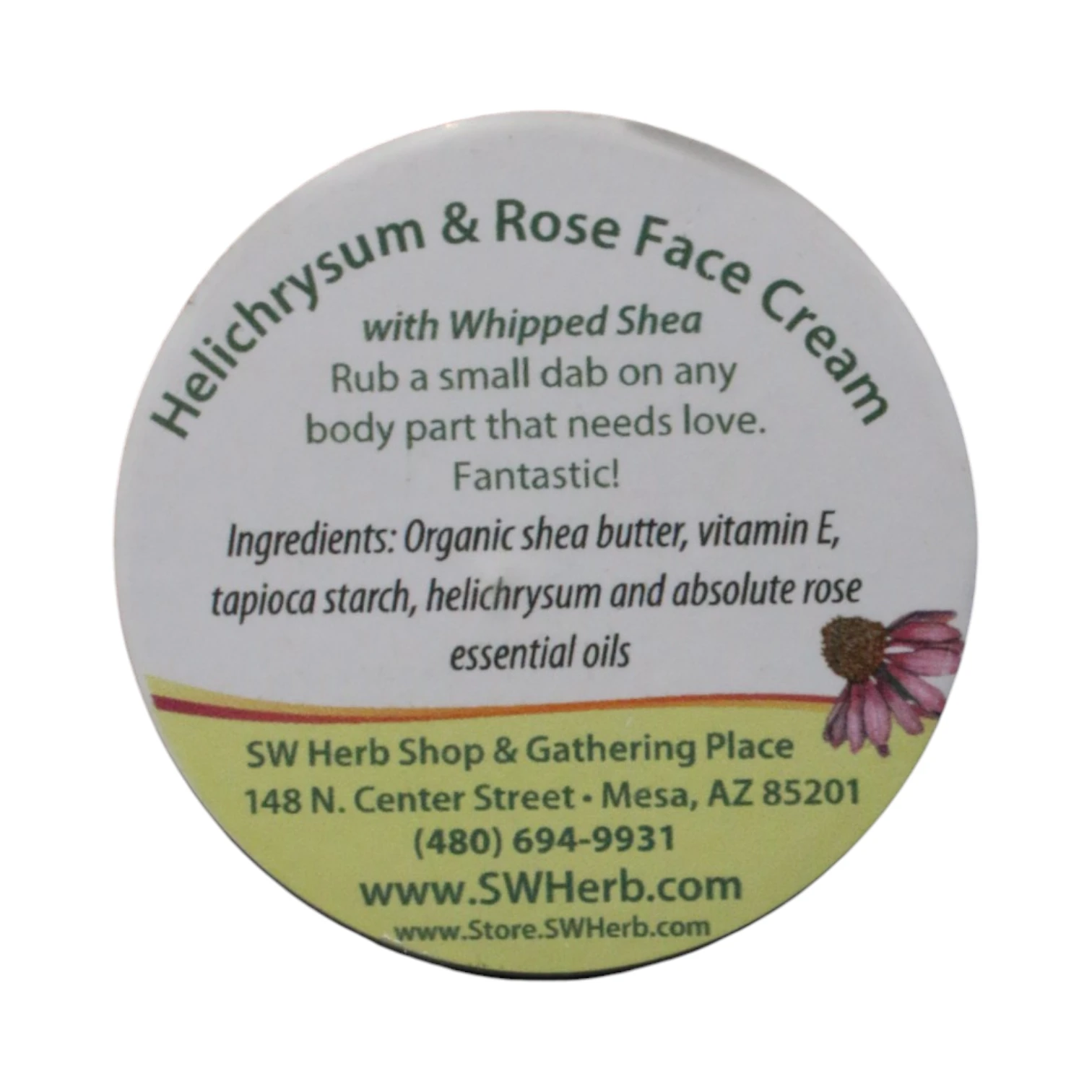 Helichrysum and Rose Face Cream